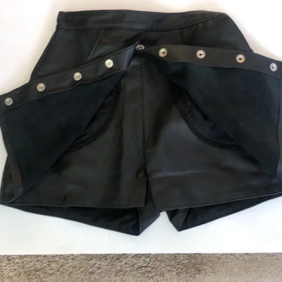 Silver Eagle Leathers Skort Sz 6 - Picture 2 of 6